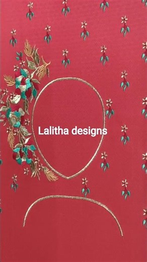 drop neck design in computer embroidery