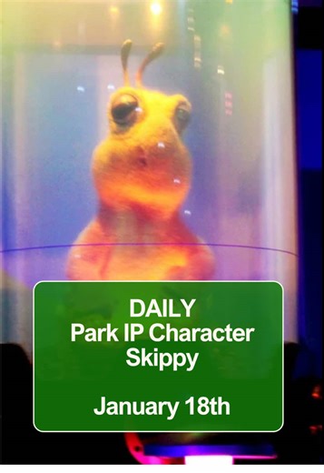 Disney World abandoned both Alien Encounter and Stitch’s Great Escape and little Alien Skippy went down with it. He sets up the story in the pre-show for both attractions and I hope we get to see him again!