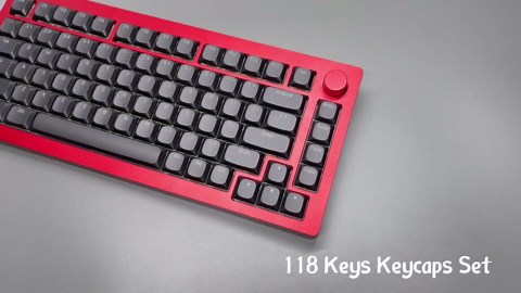 Womier Low Profile Keycaps for Mechanical Keyboard, Black Shine Through Keycaps, PBT Keyboard Key caps 60% 65% 75% 96% 100% for Cherry Gateron MX Switches, Black Backlight