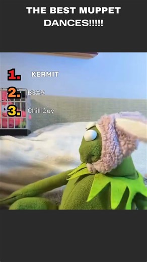 THE BEST MUPPET DANCES!!! #memes #funny #bear #kermitmemes #dance #cute #capybara