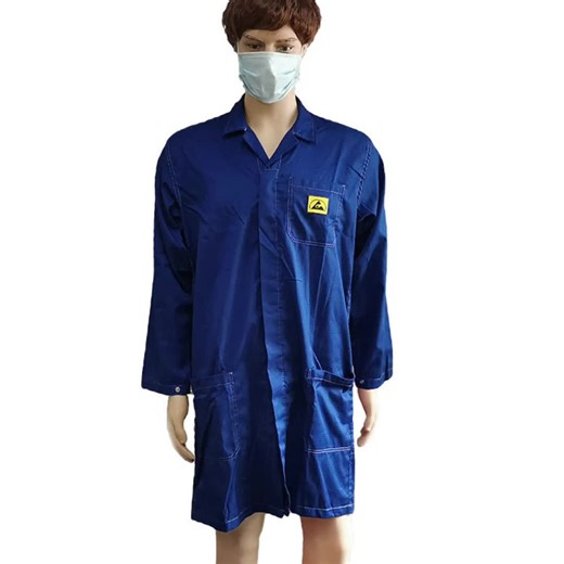 ESD TC smock, Antistatic poly/cotton coverall, Anti static TC lab coat
