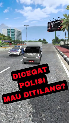 dicegat polisi mau tilang? #automobile #bussid #maleo #ai #edit #cerita #story #simulator #mod #mbg