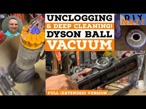 Vacuum Suction Loss Repair & Deep Cleaning: Dyson DC40 Animal Roller Ball - Full Video! - by DIYNate