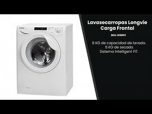 Lavasecarropas Longvie LS18012 8KG 1200 RPM Carga Frontal Blanco