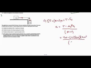 AP Physics B - 2012 #1 (Dynamics)