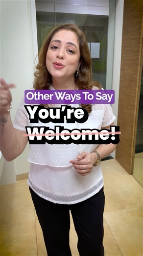 Stop Saying - You’re Welcome | 7 Better Responses To ‘Thank You’ #learnenglish #speakenglish #esl