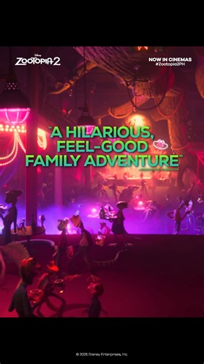 215K views · 12K reactions | The reviews are in: #Zootopia2PH is FUNNY, FRESH, and FULL OF HEART 冀 Experience it for yourself— book tickets NOW: https://disney.asia/6263vk | Walt Disney Studios | Facebook