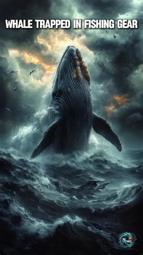 Humpback Whale Rescue in Scotland’s North Sea – Escape from Abandoned Fishing Gear #wildlife #animals #rescue #nature #disaster #touching #facts #shorts #tiktok