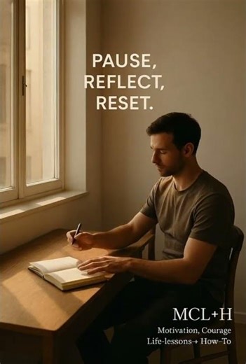 Pause, Reflect and Reset. Take a moment to look back as you forge ahead.