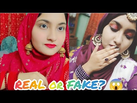 👉 Real Makeup vs Clay Makeup 🔥 | Viral Comparison | Live Craft & Beauty Challenge
