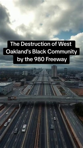 The Destruction of West Oakland's Black Community by the 980 Freeway History California California History California Hidden History California’s Native Languages Native American Tribes in California Redlining in California Climate Justice California California Border Security California State Parks and History California Crime California’s Gems FYP #California #CaliforniaHistory #HistoyTikTok #HistoryUncoverefred #Freeway