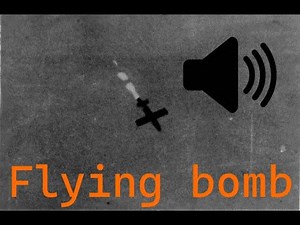 V-1 Flying bomb drop&explosion sound. Improved