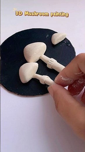 3D mushroom painting 🍄✨