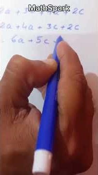 Algebraic Addition & Subtraction | Basic Algebra Lesson for Beginners #maths #shorts