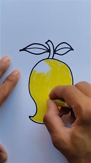 How To Draw A Mango Easy #shorts