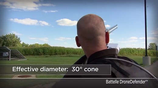 Anti-drone rifle bring UAVs to the ground using radio waves