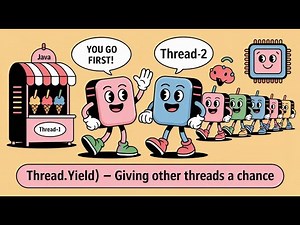 Java Thread Yield Method Explained | Simple Example & Real-Life Analogy