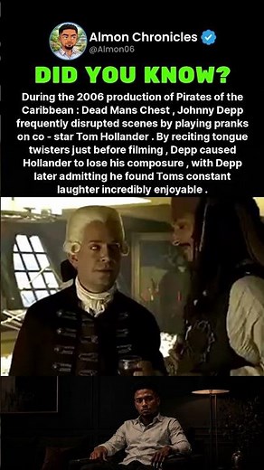 During the 2006 production of Pirates of the Caribbean Dead Mans Chest, Johnny D...