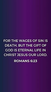 11K views · 356 reactions | Romans 6:23 is one of the most powerful...