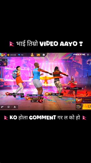 BHATBHATEY MA · PURPLE · Blitzy The Vibe · Gwala$( be rank push #freefire #dimpleyt #ffshorts