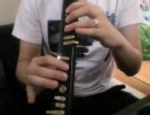 「EWI USB」で「THE SQUARE」の「遠雷」を演奏してみました。