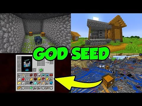 BEST OP Loot Survival/Hardcore/Speedrun Seed for Java 1.21 | Minecraft