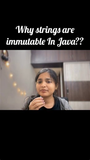 Ekta Agrawal on Instagram: "Java String objects are immutable by design — and this is not a limitation, but a powerful feature. Immutability helps Java provide better security, memory optimization (String Pool), thread safety, and reliable hashing in collections like HashMap. Understanding this concept is extremely important for Java interviews and real-world backend development. 💬 Comment STRING if you want a deep explanation on String vs StringBuilder vs StringBuffer. 👩‍💻 Follow for more Ja