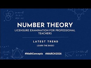LET REVIEWER 202 | Number Theory | Mathematics Majorship - March 2026