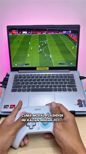 Vortez Games on Instagram: "Begini cara main efootball pes 2017 update 2026 di laptop tanpa harus download dan instal. #Pes2017 #flashdiskgame #gamelaptop"