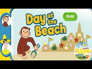 🐵 Curious George Day at The Beach | Curious George Day at The Beach Building Sandcastles 🏰🐵