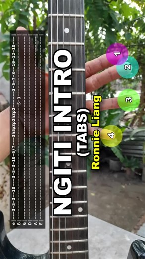 Ngiti Intro Guitar Tutorial | Ronnie Liang