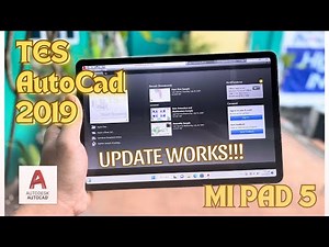 Xiaomi Pad 5 Windows Tes Autocad Update Works!