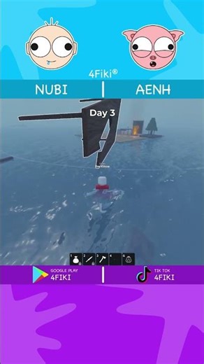 AENH AND CLOUDS SURVIVE THE OCEAN ROBLOX 4FIKI® 1