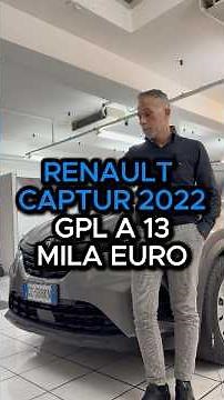 ⛽ GPL DI CASA MADRE + 34.000 KM = L'AUTO PERFETTA PER MILANO! Renault Captur 2022 usata in vendita