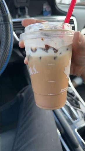 Tim hortons hazelnut mocha iced latte ☕️