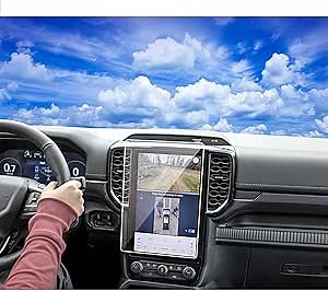 2024 2025 Ford Ranger Screen Protector for Ford Ranger 10.1Inch 2024 Accessories TouchScreen Clear Display Protector Film infotainment screen protector Tempered Glass Ranger XL/XLT 10.1''
