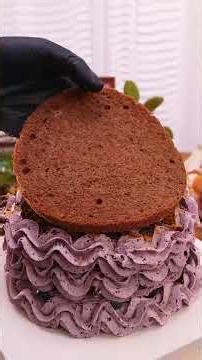 I Made the Most Beautiful Purple Crepe Cake at Home