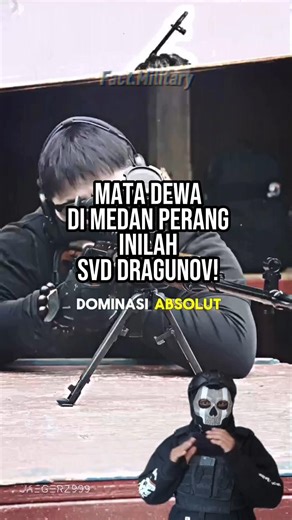 SVD DRAGUNOV PREDATOR SEMI OTOMATIS DENGAN TEKNOLOGI ALIEN YANG BRUTAL‼️😱👀 #militaryhistory