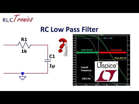 RT#6. Passive Low Pass Filter RC & Ltspice simulation (ENG)