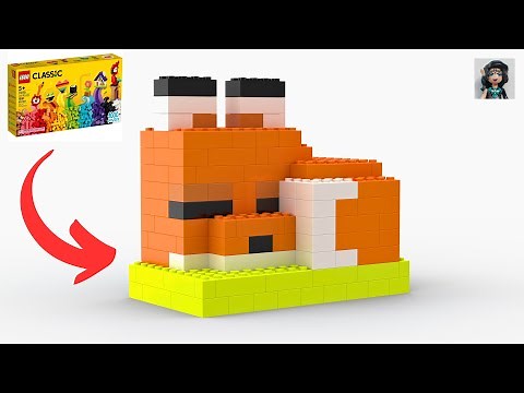 MINECRAFT FOX Lego classic 11030 ideas How to build