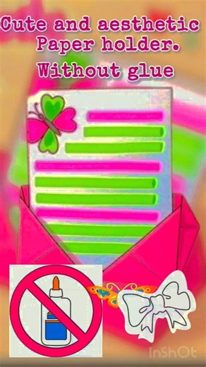 Cute and aesthetic paper holder 😊 #art #lifeisbutadream #changeyourmindsetchangeyourlife