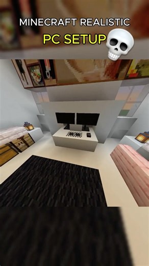 MINECRAFT REALISTIC PC SETUP 💀 #minecraft