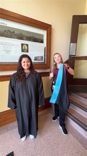 TAMU Graduate School on Instagram: "How to wear a master’s hood! #classof2025 @tamu"