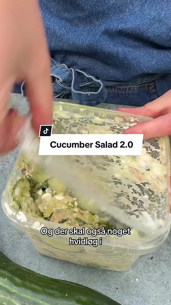 Viral agurkesalat med hytteost og avocado