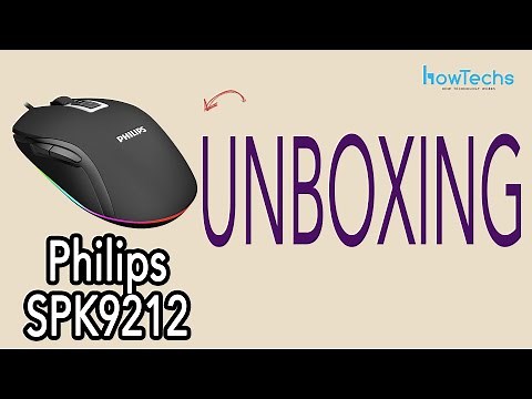 Philips SPK9212 - Gaming Mouse Unboxing and Demonstration | Howtechs
