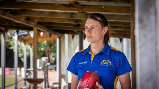 Trans Aussie Rules player 'terrified' her right to play could be taken away