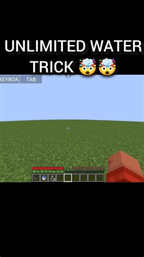 UNLIMITED WATER TRICK 🤯🤯!!!! #minecraft #minecraftshorts #minecraftjava #minecrafttricks