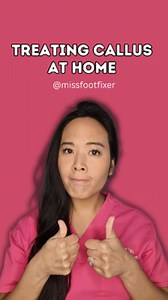 Say goodbye to rough patches ✨💆‍♀️ Here’s how you can safely soften & treat calluses right at home! 🦶 #Missfootfixer #Podiatry #PodiatryCare #tips #viralreelschallenge #trendingnow | Miss Foot Fixer