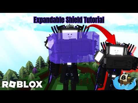 Expandable Shield Tutorial Babft (Build A Boat For Treasure) Skibidi Toilet