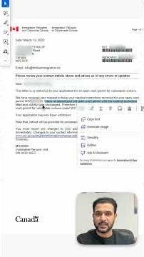 Medical Restrictions Removed from Vulnerable Open Work Permit